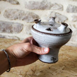 Pique flowers in glazed ceramic Jeanne and Norbert Pierlot