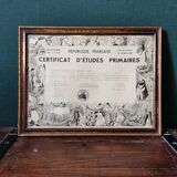 Cadre certificat d'études