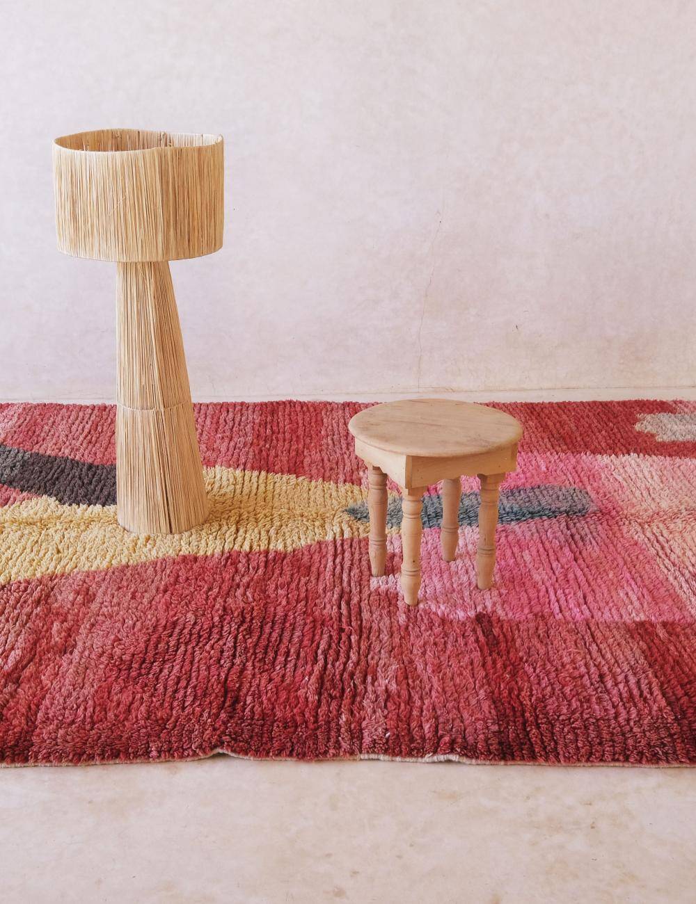 Tapis contemporain coloré
