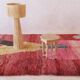 Tapis contemporain coloré