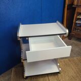 Vintage trolley on wheels