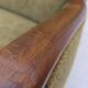 1960s, Danish armchair, original green furniture velour, ash wood