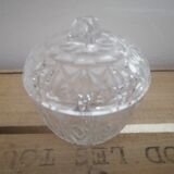 Vintage glass sugar box