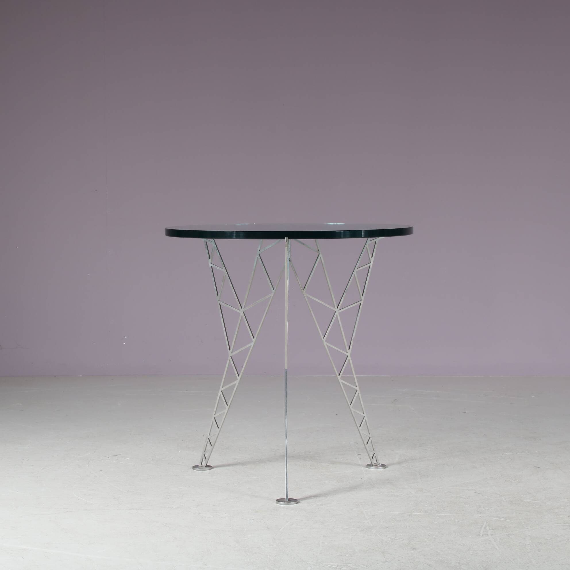1990s Tom Dixon style side table from Italy