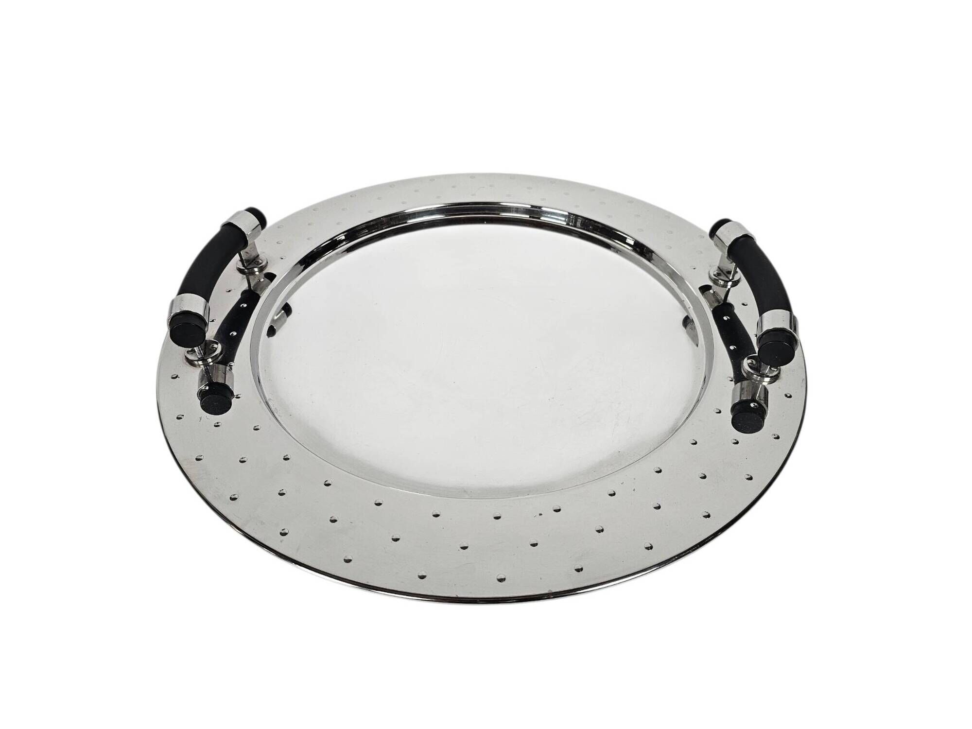 Alessi - design Michael Graves - tray - stainless steel - Memphis Milano