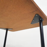 Teak and metal side table, The Netherlands 1950's