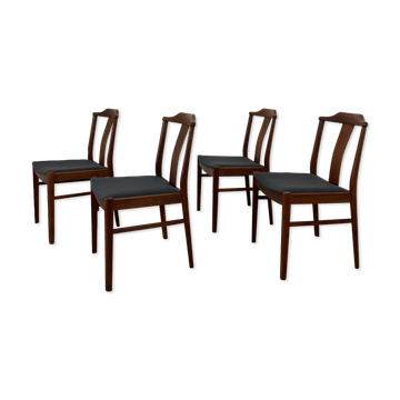 Chaises à manger danoises du milieu du siècle des années 1960