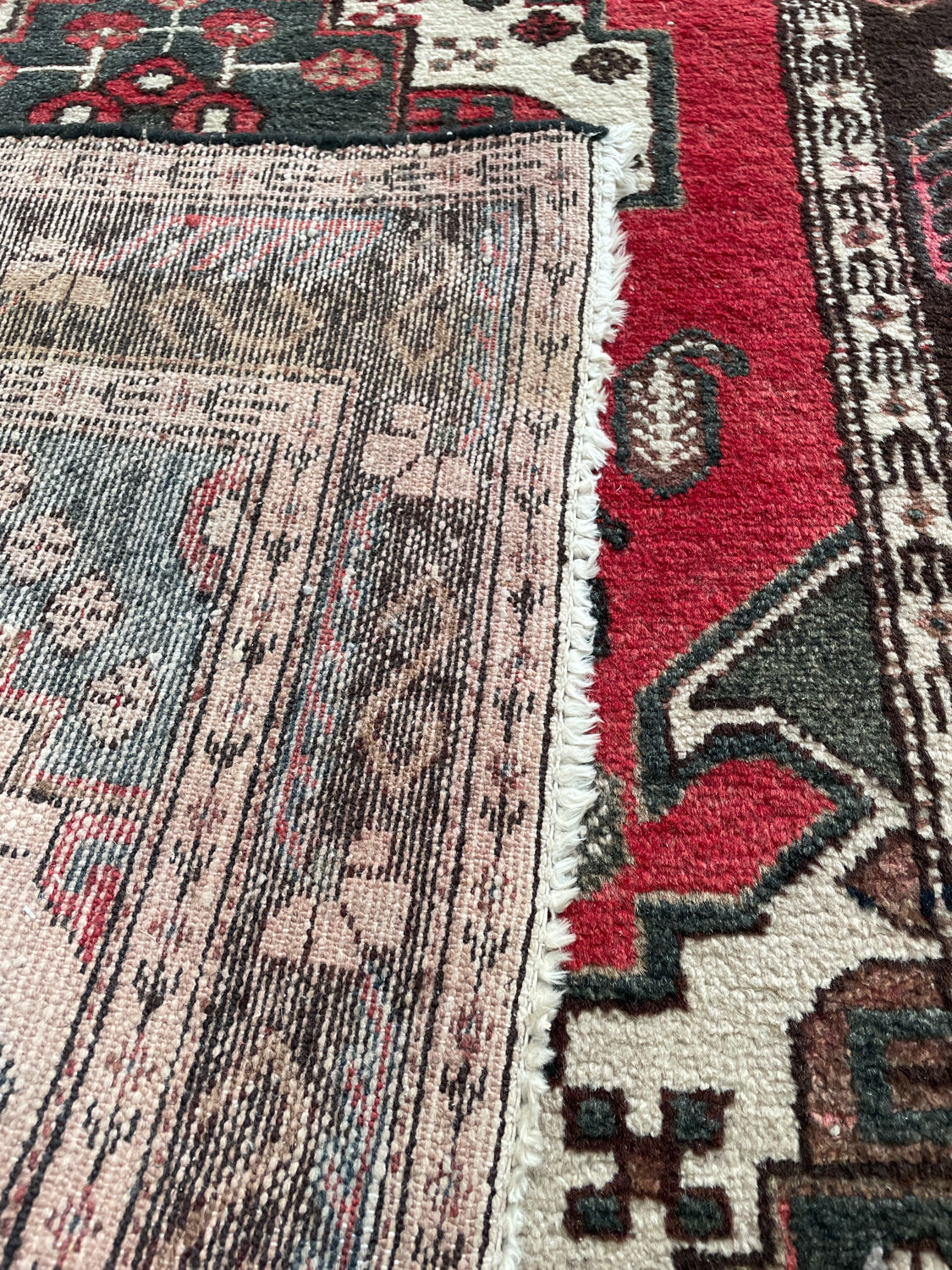 Ancient Persian Meshkin carpet