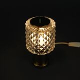 Glass Table Lamp by Kamenicky Senov, Czechoslovakia, 1970s