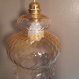 Tulip suspension amber glass, vintage