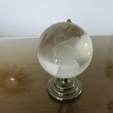 Small crystal globe, 1970s