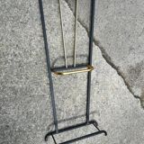 Mirrored and 4-patère coat rack