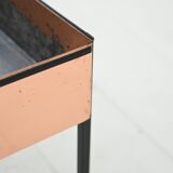 Copper planters with lamp