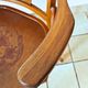 Art Nouveau office chair with curved wood attributed to J&J Kohn, 704 1/2 4V