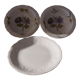 3 Limoges porcelain cups