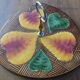 Sarreguemine brand cheese board no. 6158 in the shape of an apple