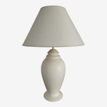 Satin ceramic lamp