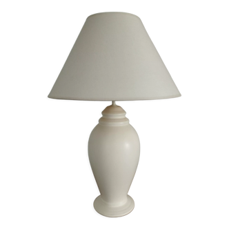 Satin ceramic lamp