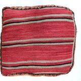 Moroccan kilim pouf