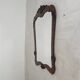 Romantic mirror with faceted glass in a walnut frame, 1942