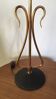 Lampe forme lyre années 50-60