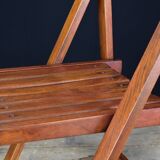 Vintage wood folding chair