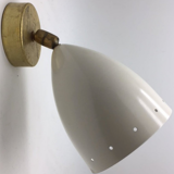White italian fanal wall lamp