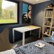 Kartell dining table model four white