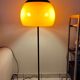 Lampadaire vintage champignon orange 1980
