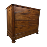 Louis-Philippe walnut commode – 19th century