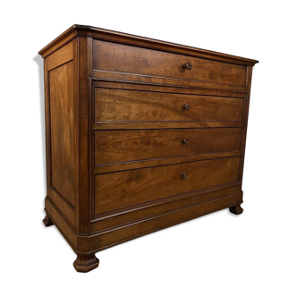 Louis-Philippe walnut commode – 19th century