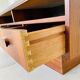 Vintage retro danish mid century rosewood and ceramic cabinet 1960s
