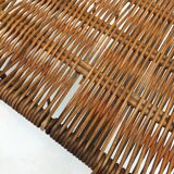 Rattan and metal coffee table by Raoul Guys