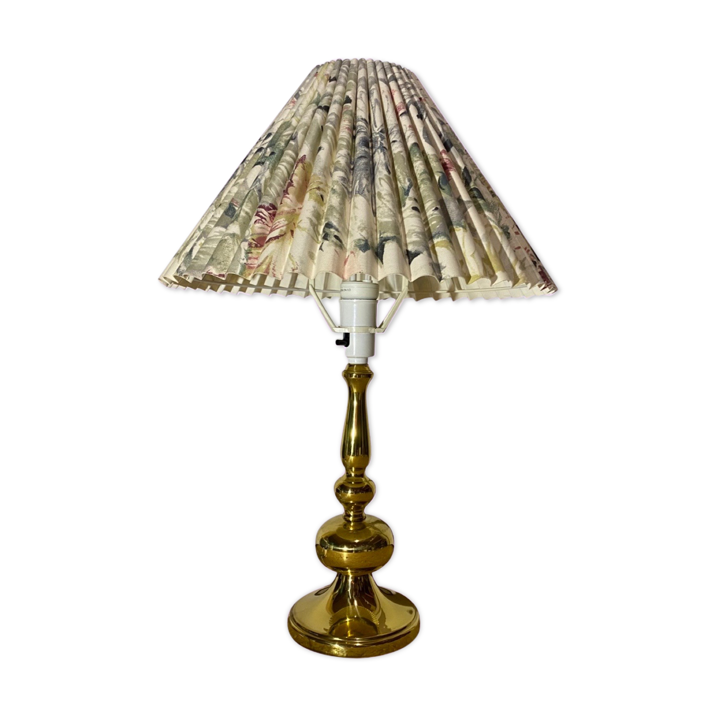 Brass danish design table lamp