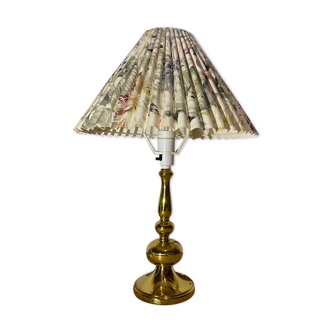 Brass danish design table lamp