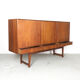 Danish teak sideboard with sliding doors, 1960