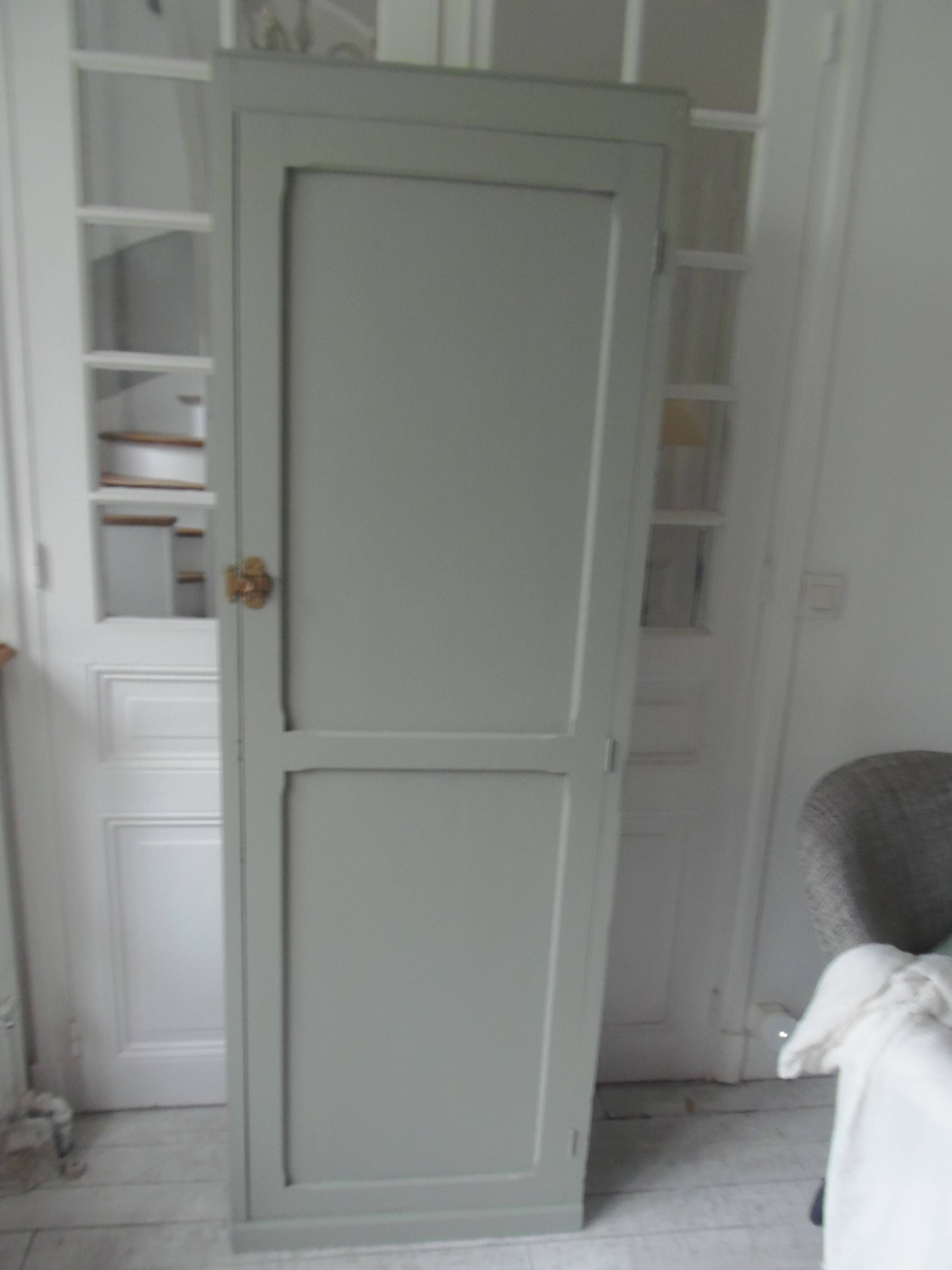 Bonnetière, a vintage, shallow dresser re-enchanted in verdigris with a waxed finish.