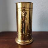Vintage brass umbrella stand