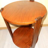Pedestal table round vintage