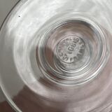 6 Glasses of white wine in cut crystal of Saint Louis model Chantilly
