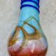 vase - glass paste - signed SABA FRÈRES - BIOT - dated No. 95 - size XXXL