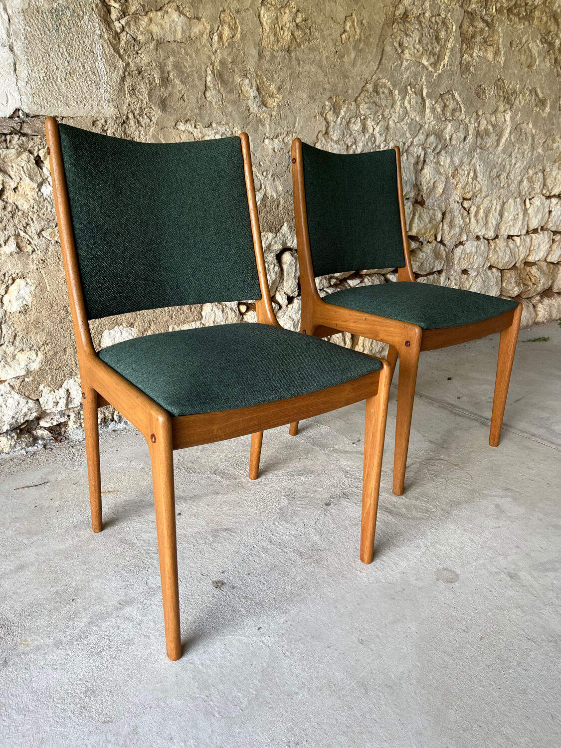 Pair of chairs by Johannes Andersen