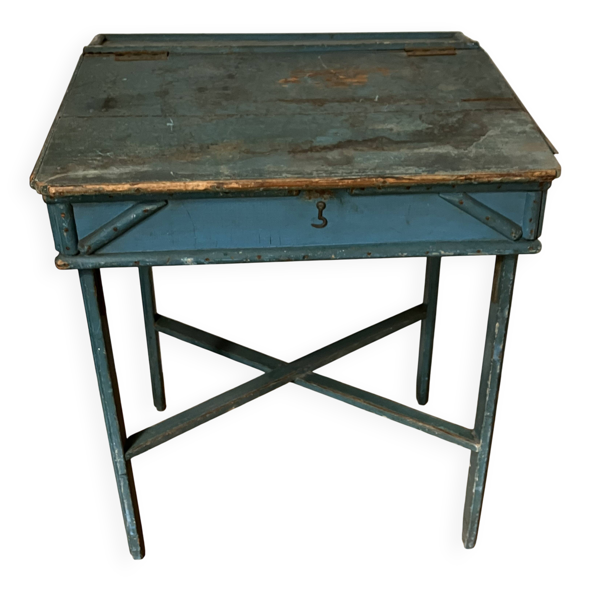 Ancien pupitre d'enfant, bureau