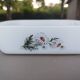 Vintage Arcopal butter dish