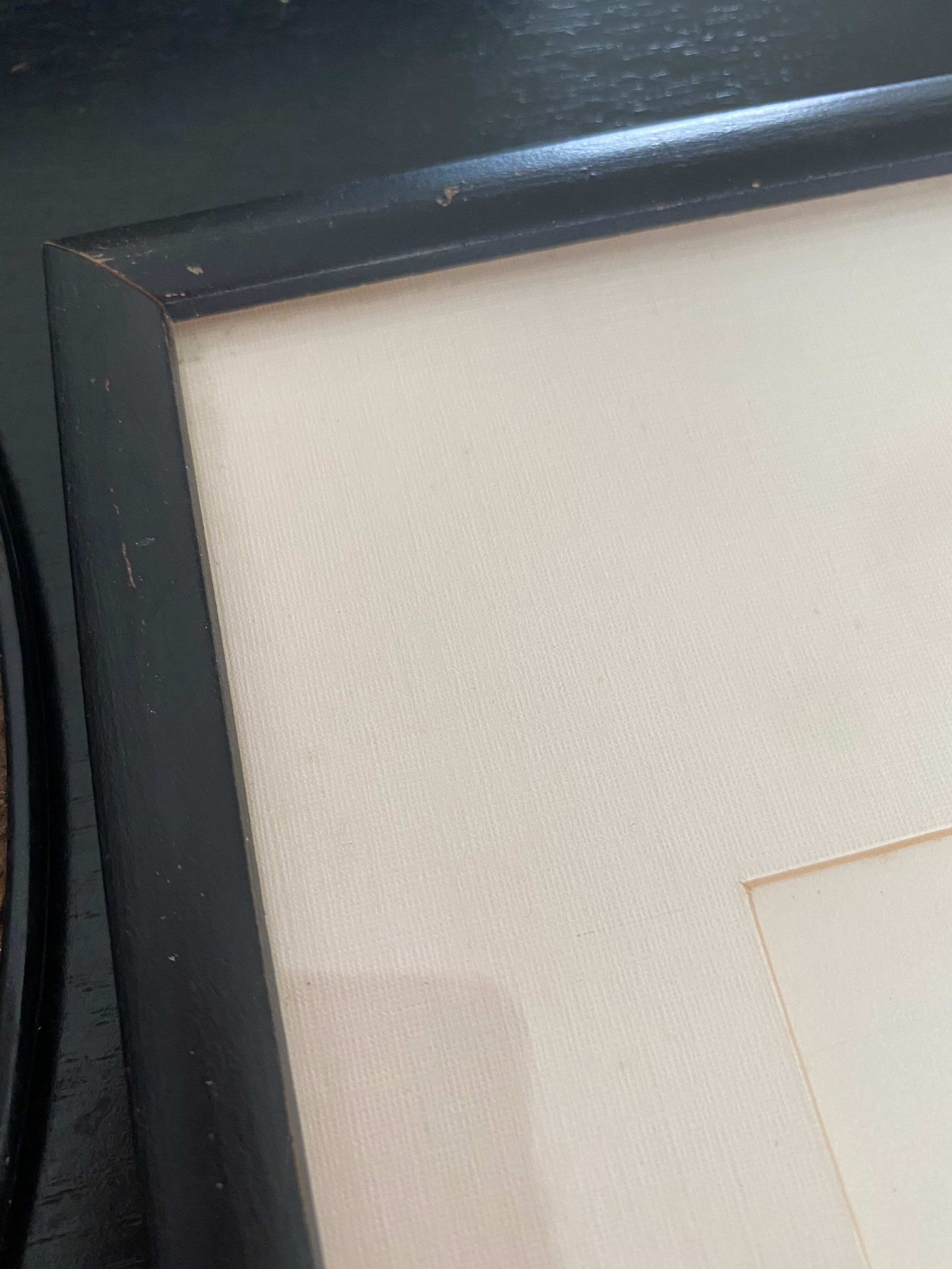 Illustration 1968 and wooden frame