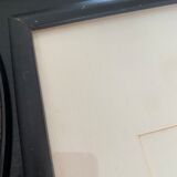 Illustration 1968 and wooden frame