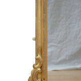 Matched pair of victorian giltwood overmantel mirrors