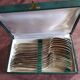 Silvered metal cutlery