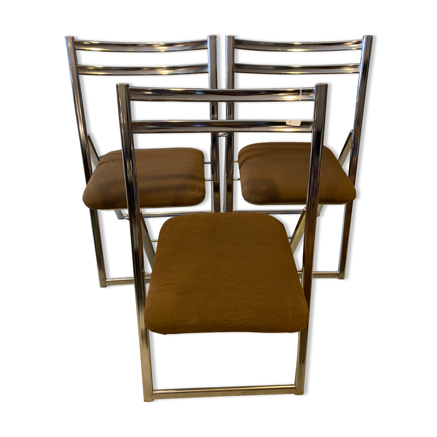 Series of vintage folding chairs