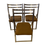 Series of vintage folding chairs